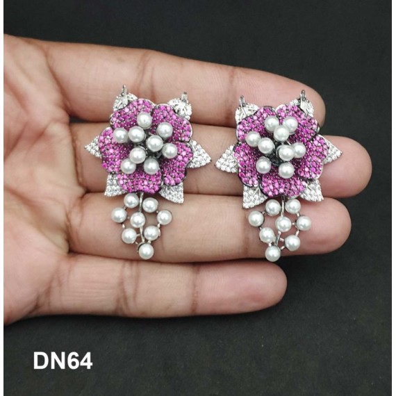 DN64RERH Bollywood Indian Bridal Party Wear Fashion Jewelry Necklace Earring Set wedding