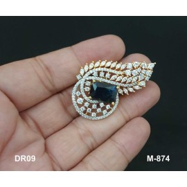 DR09BLGO Handmade Best Selling Product Natural Multi Sapphire Half Eternity Band Ring 18K Pure Yellow Gold Fashion Jewelry Rings