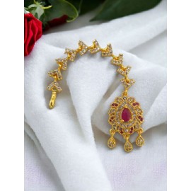 Mang tikka Affordable artificial CZ AD gold D618REGO