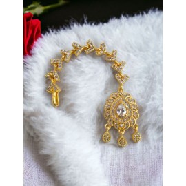 Mang tikka Affordable artificial CZ AD gold D618WHGO