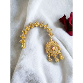 Mang tikka Affordable artificial CZ AD gold D618YEGO